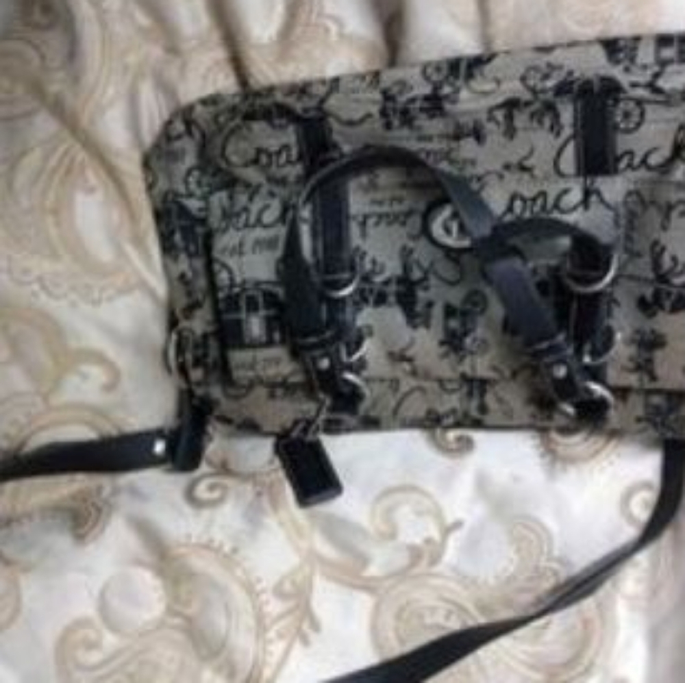Coach crossbody bag/purse Grey & Black